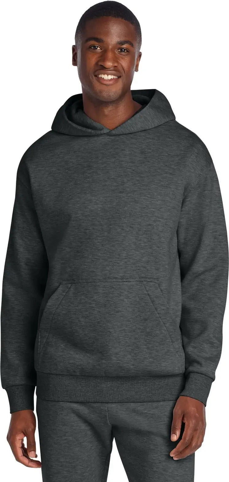 District Dt6150 V.i.t. Heavyweight Fleece Hoodie - Heathered Charcoal - Adult Xs