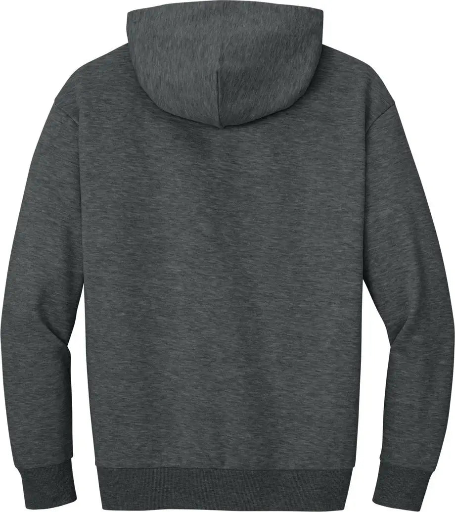 District Dt6150 V.i.t. Heavyweight Fleece Hoodie - Heathered Charcoal