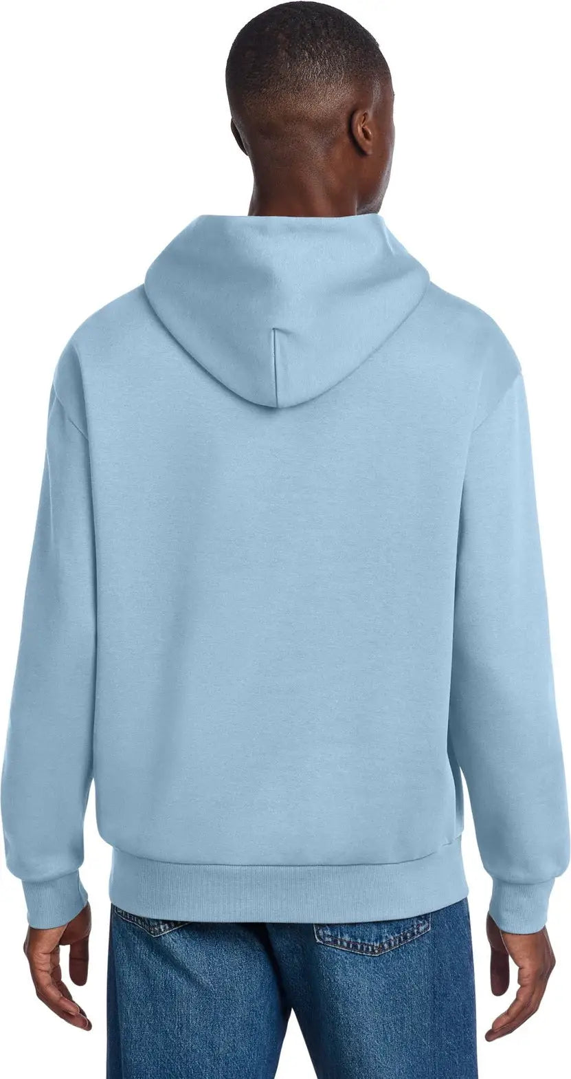 District Dt6150 V.i.t. Heavyweight Fleece Hoodie - Ice Blue