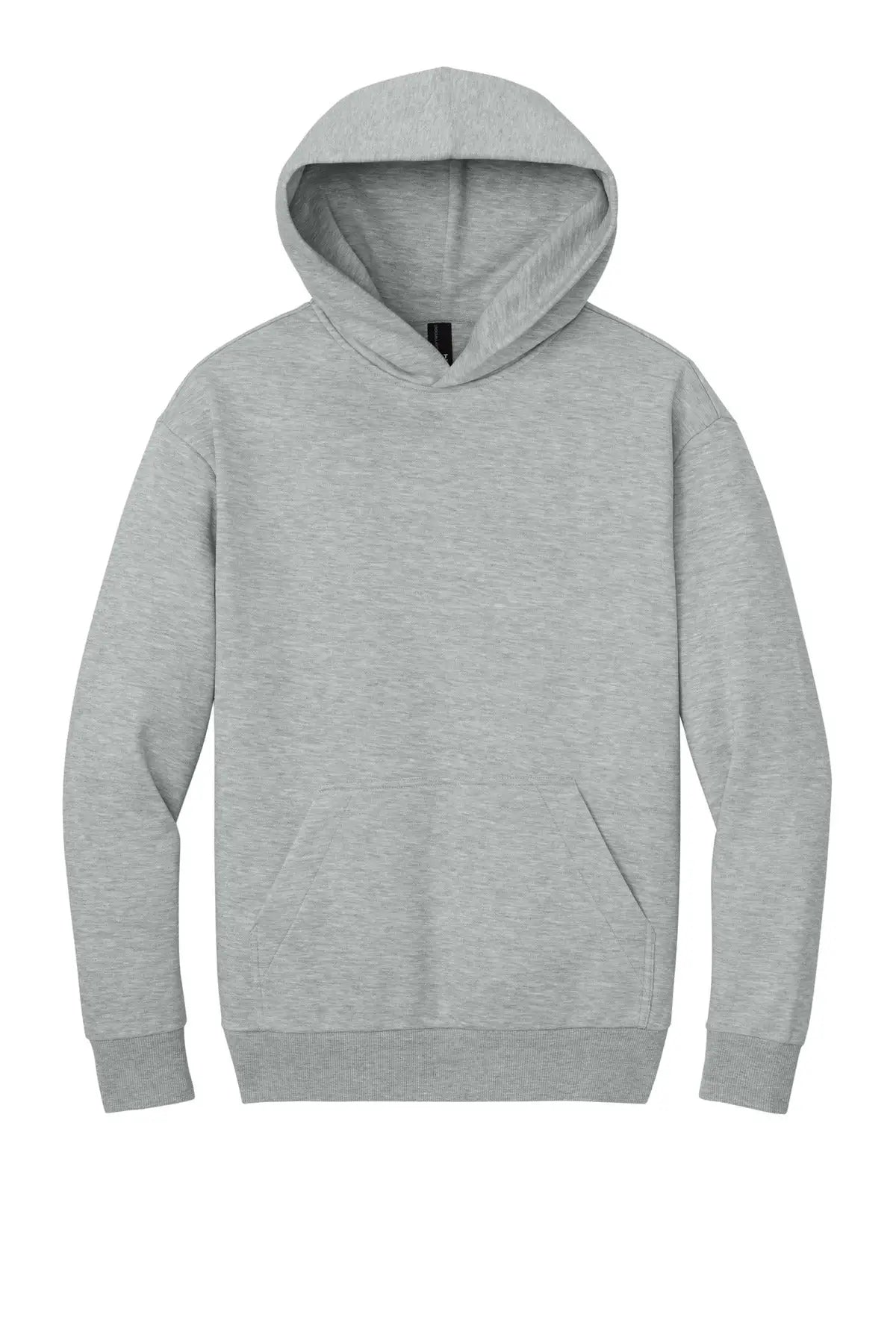 District Dt6150 V.i.t. Heavyweight Fleece Hoodie - Light Heather Gray