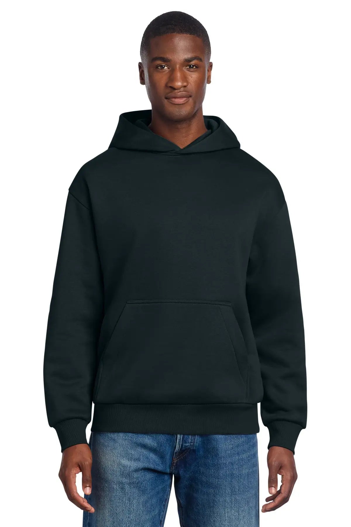 District Dt6150 V.i.t. Heavyweight Fleece Hoodie - Navy Blue