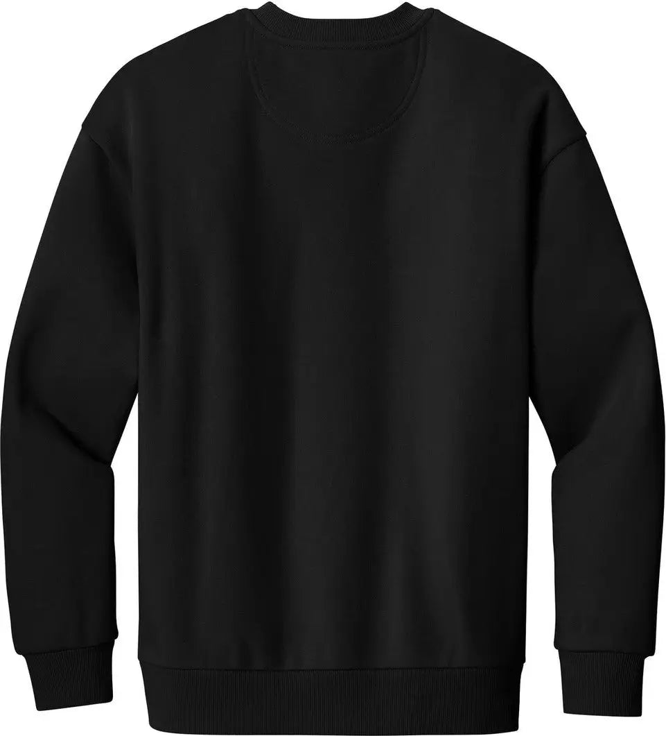 District Dt6154 V.i.t. Heavyweight Fleece Crew - Black