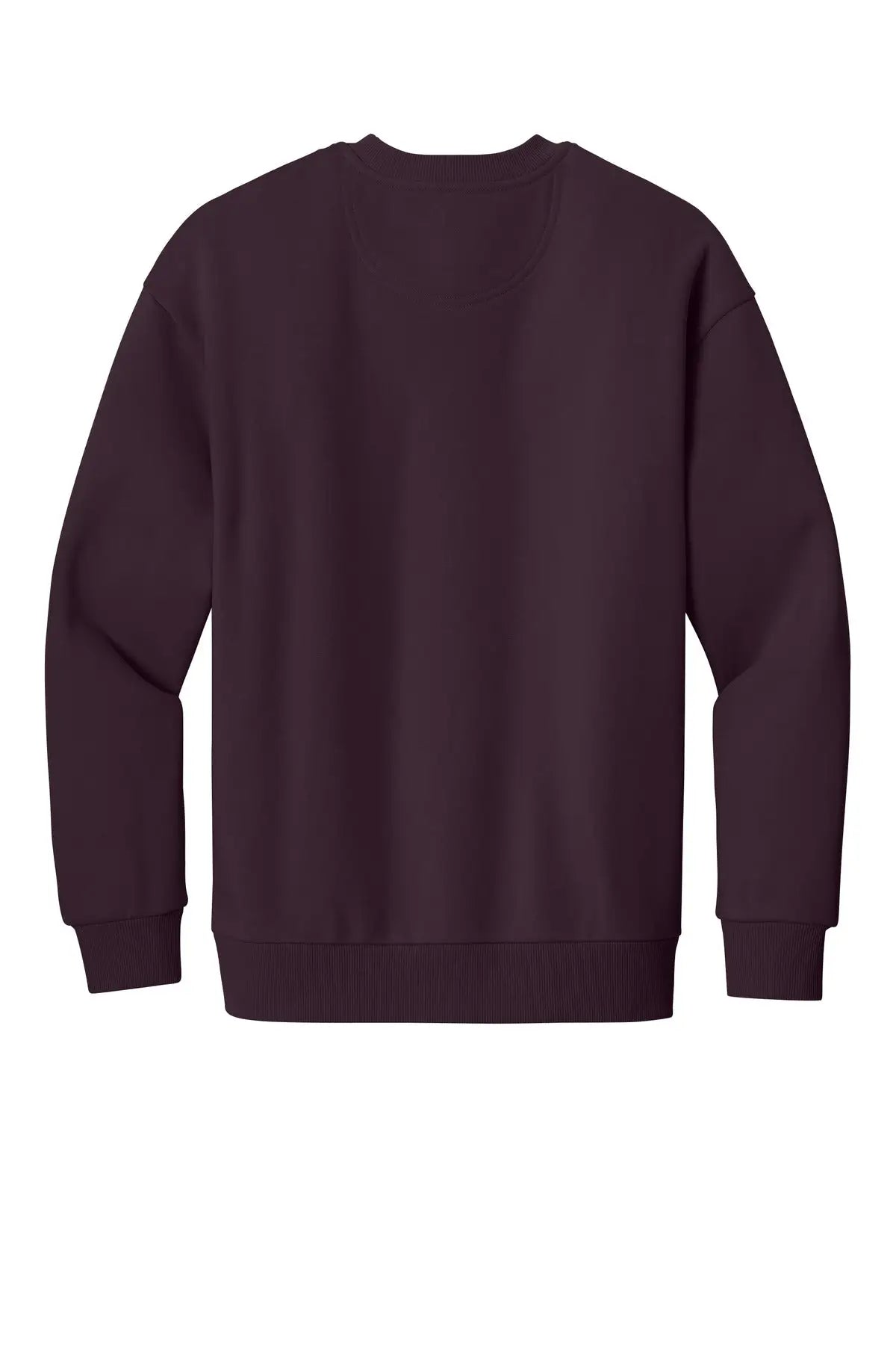 District Dt6154 V.i.t. Heavyweight Fleece Crew - Bordeaux
