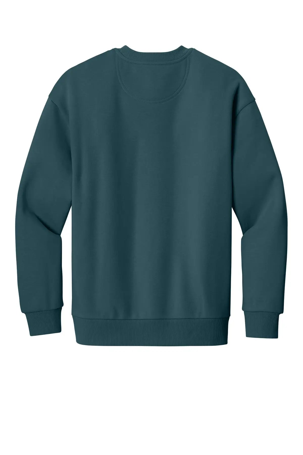 District Dt6154 V.i.t. Heavyweight Fleece Crew - Deep Cyan