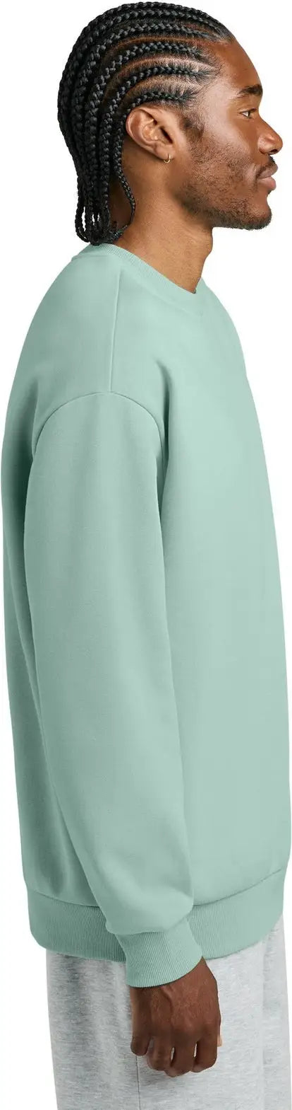 District Dt6154 V.i.t. Heavyweight Fleece Crew - Dusty Sage