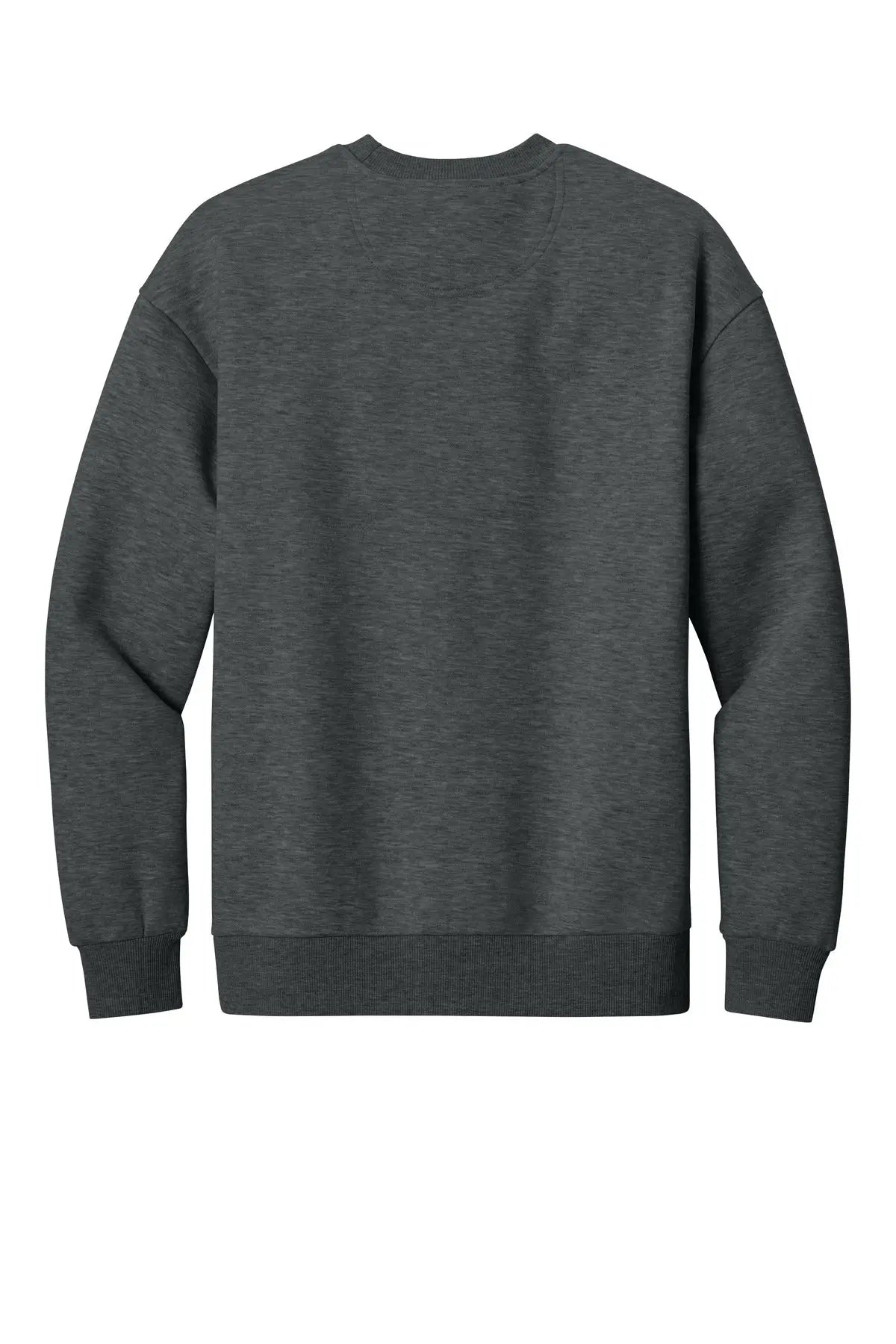 District Dt6154 V.i.t. Heavyweight Fleece Crew - Heathered Charcoal - Adult Xs