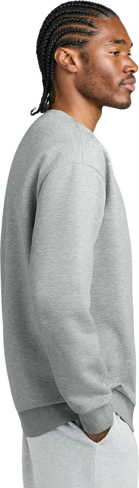 District Dt6154 V.i.t. Heavyweight Fleece Crew - Light Heather Gray
