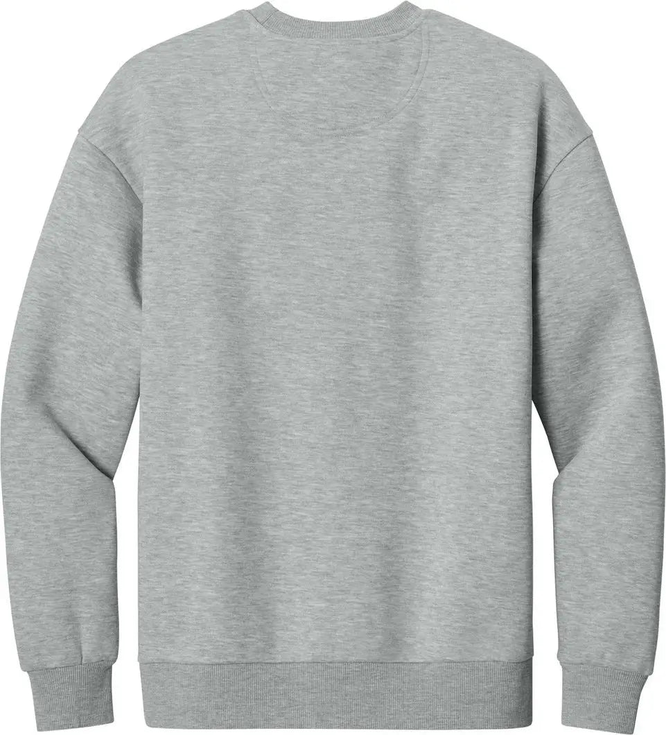 District Dt6154 V.i.t. Heavyweight Fleece Crew - Light Heather Gray