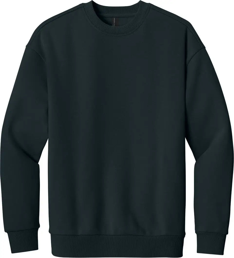 District Dt6154 V.i.t. Heavyweight Fleece Crew - Navy Blue