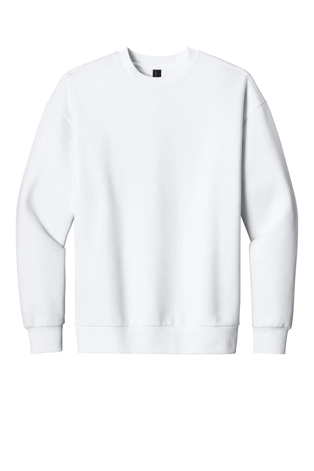 District Dt6154 V.i.t. Heavyweight Fleece Crew - White