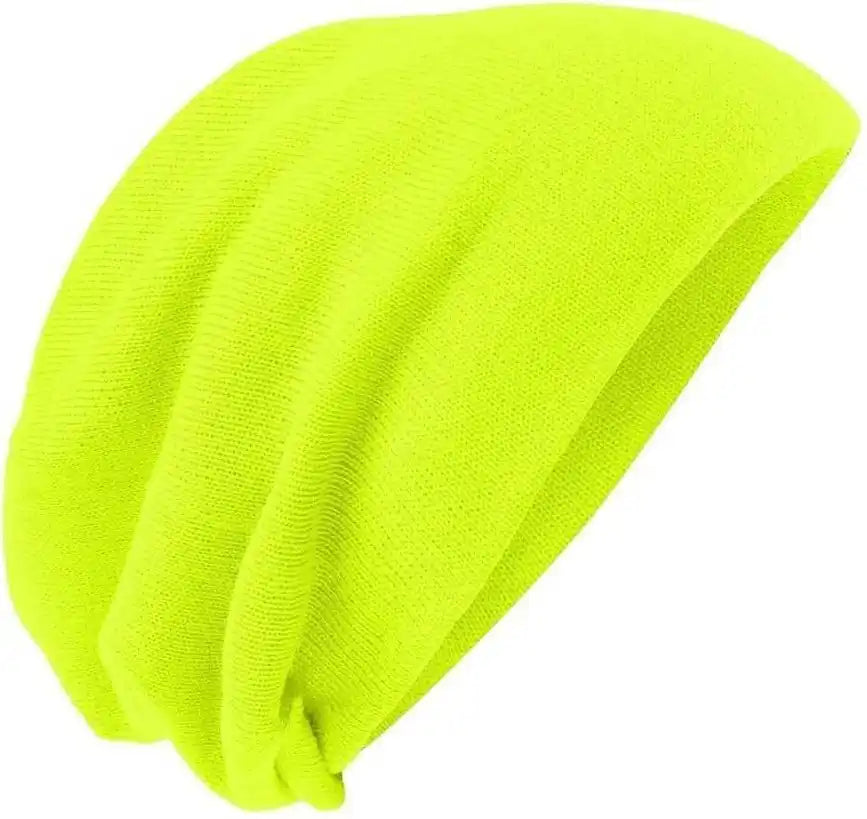 District Dt618 Slouch Beanie - Neon Yellow - one Size Fits Most