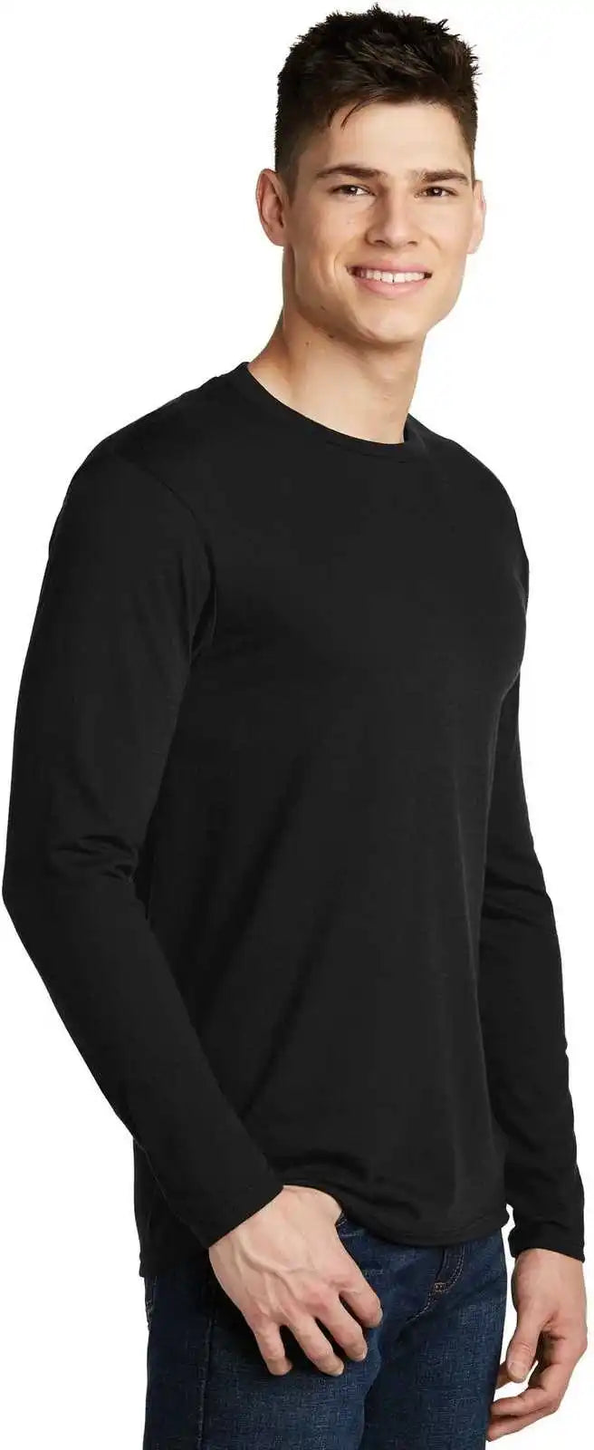 District Dt6200 Very Important Tee Long Sleeve Black
