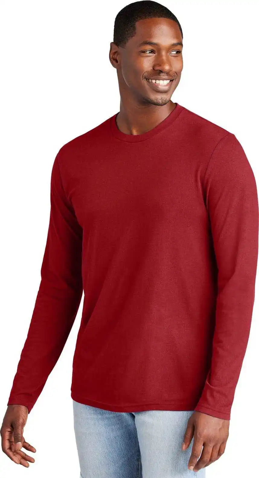 District Dt6200 Very Important Tee Long Sleeve Classic Red