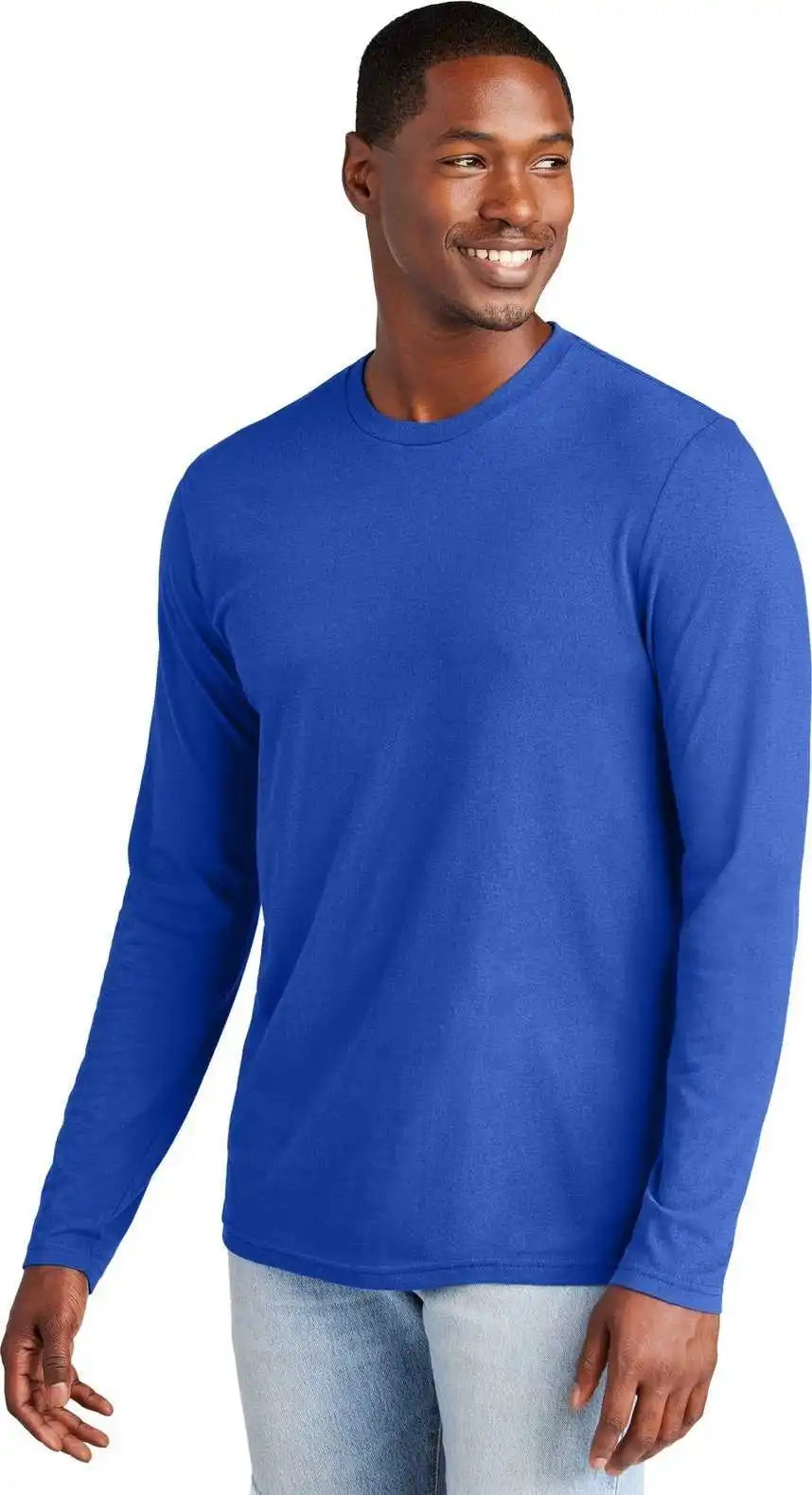 District Dt6200 Very Important Tee Long Sleeve Deep Royal