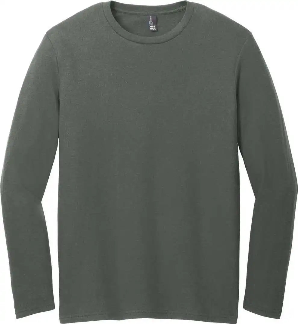 District Dt6200 Very Important Tee Long Sleeve Deepest Grey