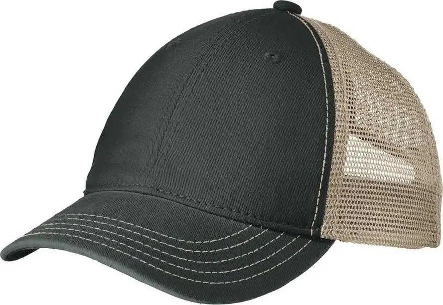 District Dt630 Super Soft Mesh Back Cap - Black Khaki