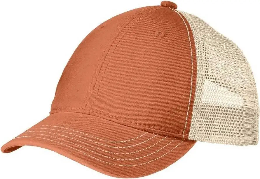 District Dt630 Super Soft Mesh Back Cap - Burnt Orange Stone