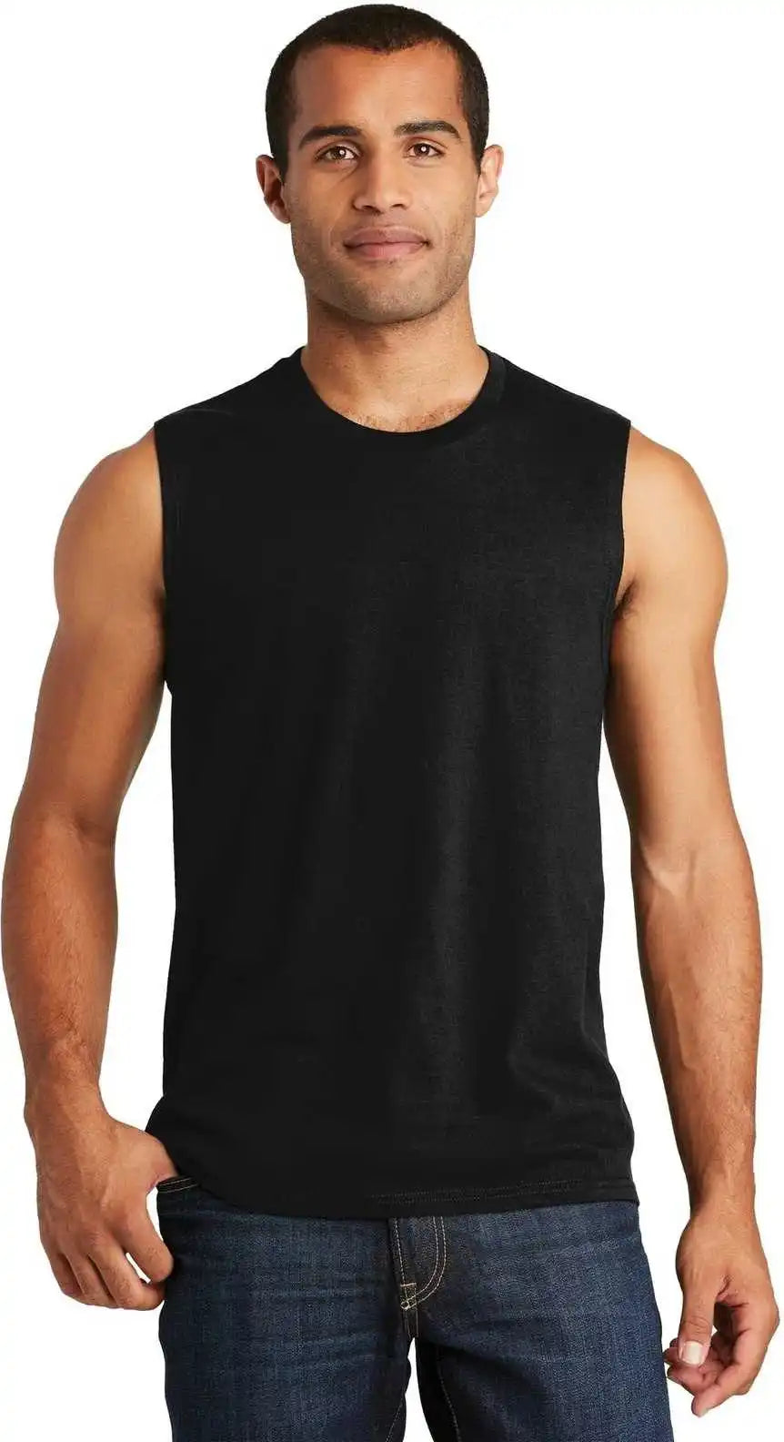 District Dt6300 V.i.t. Muscle Tank Black