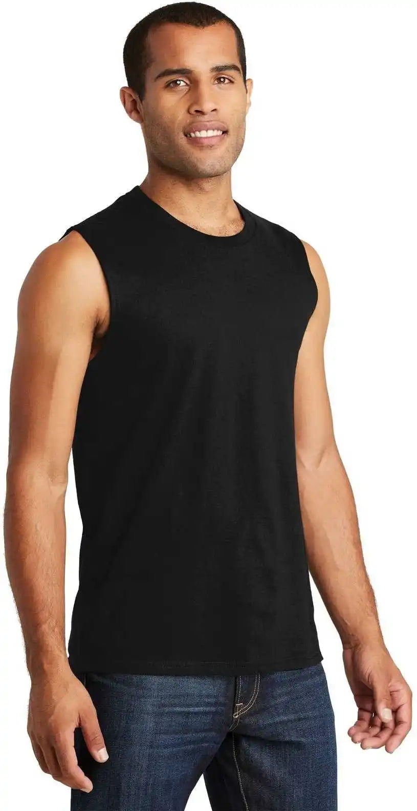 District Dt6300 V.i.t. Muscle Tank Black