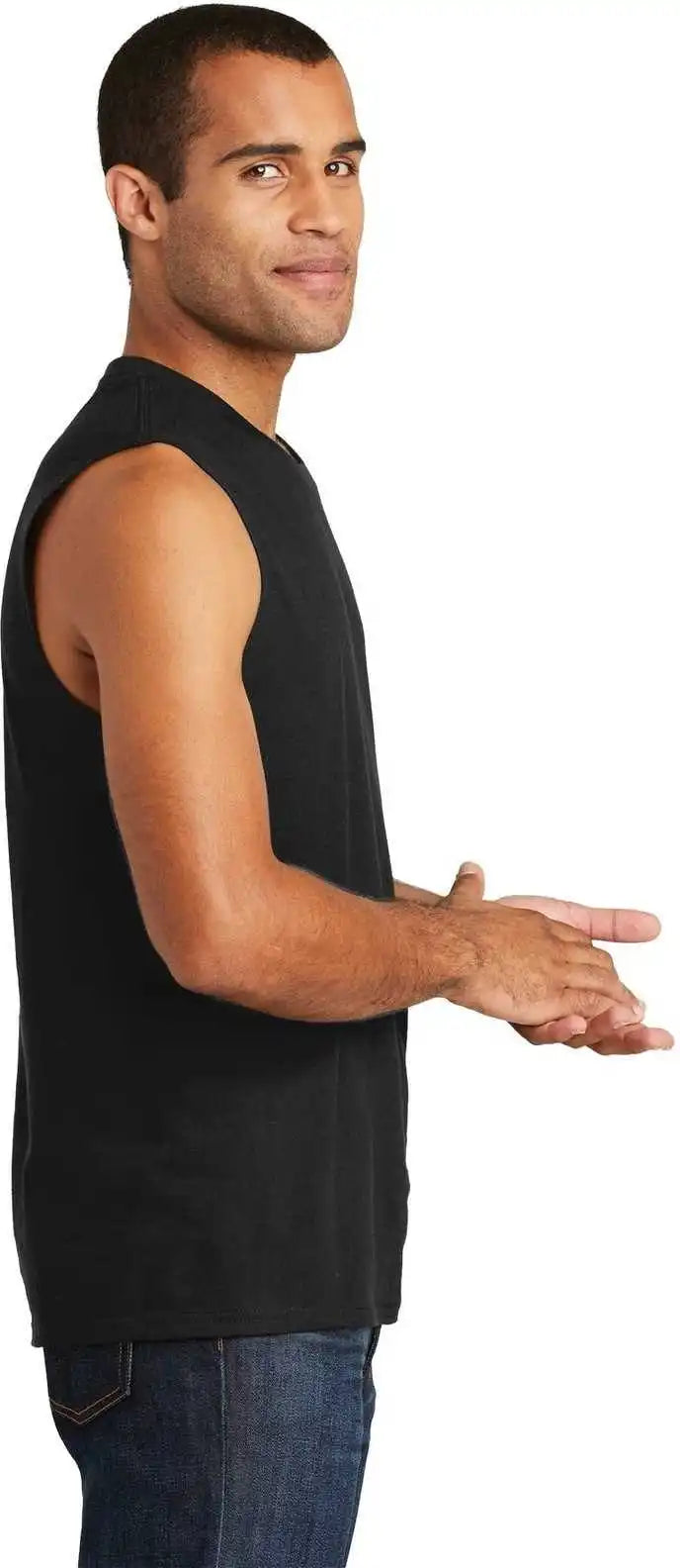 District Dt6300 V.i.t. Muscle Tank Black