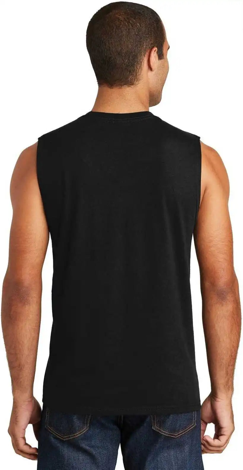 District Dt6300 V.i.t. Muscle Tank - Black