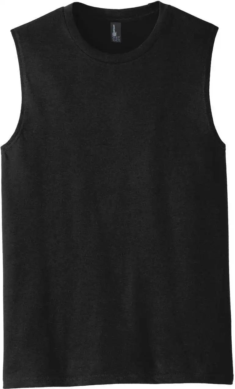 District Dt6300 V.i.t. Muscle Tank Black