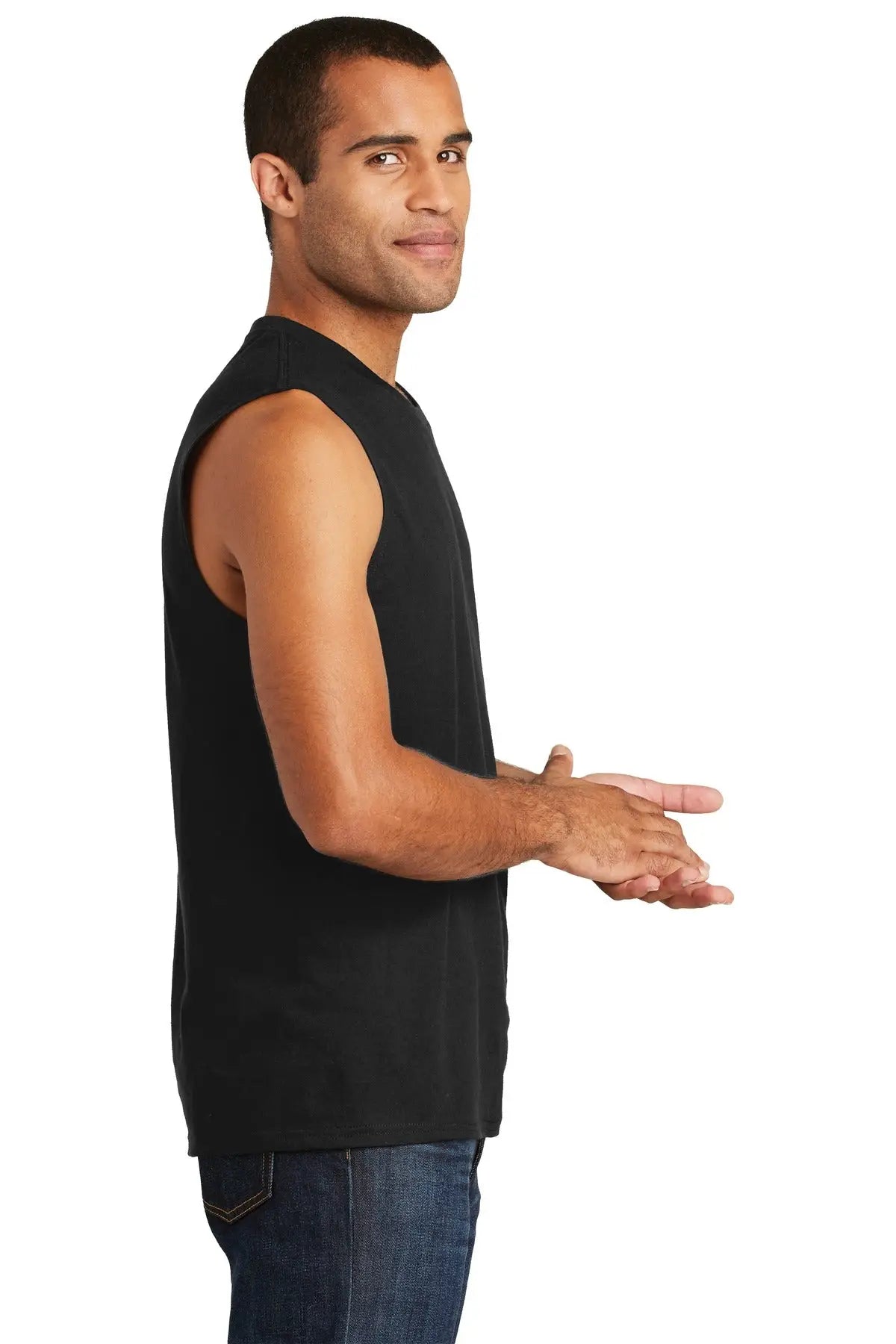 District Dt6300 V.i.t Muscle Tank - Black