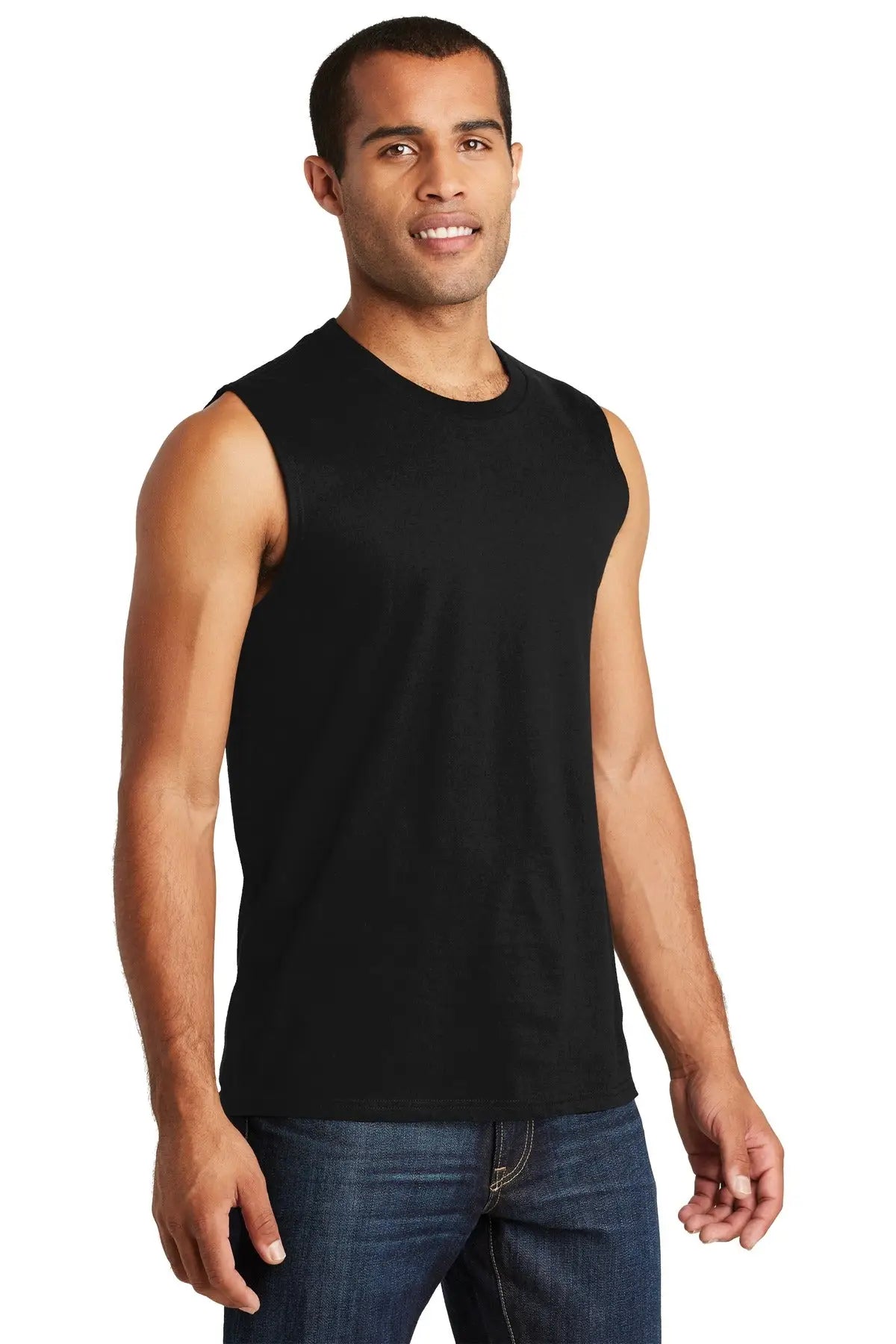 District Dt6300 V.i.t Muscle Tank - Black