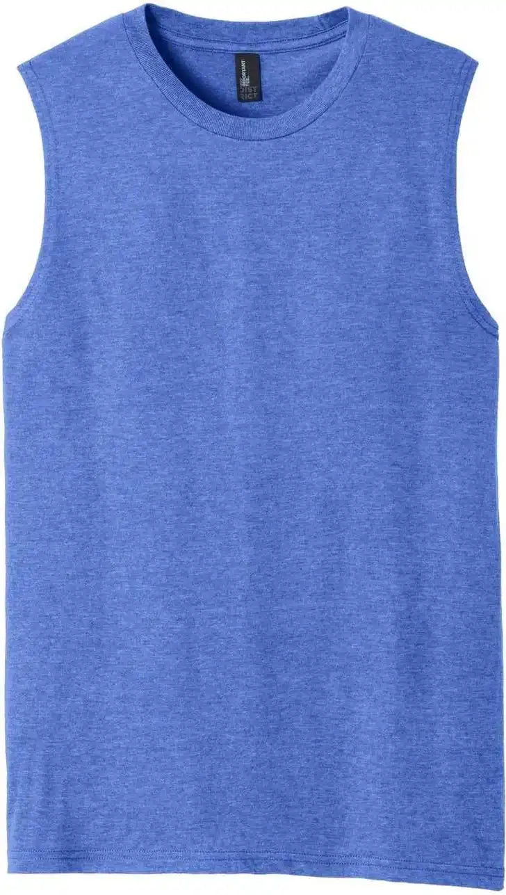 District Dt6300 V.i.t. Muscle Tank Royal Frost