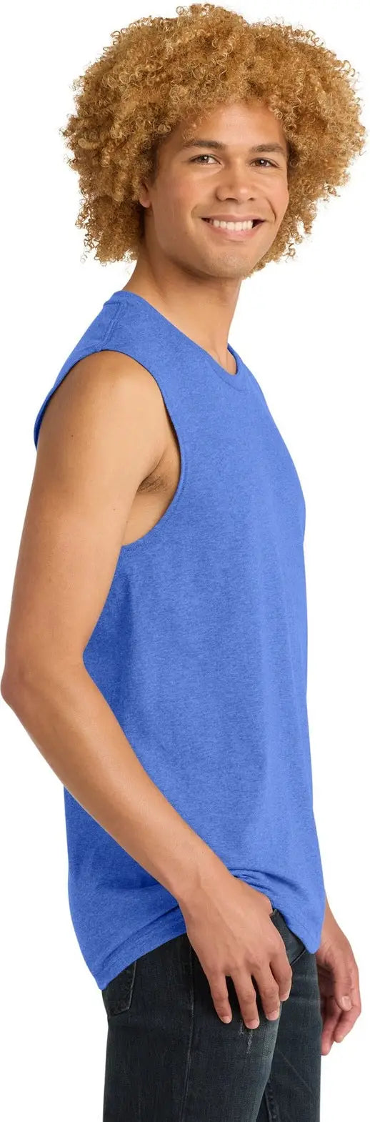 District Dt6300 V.i.t Muscle Tank - Royal Frost