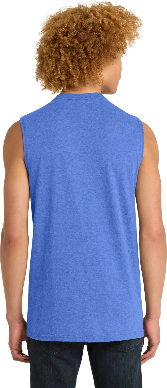 District Dt6300 V.i.t Muscle Tank - Royal Frost