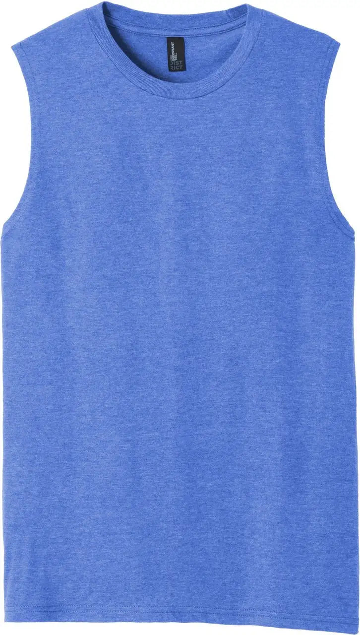 District Dt6300 V.i.t Muscle Tank - Royal Frost
