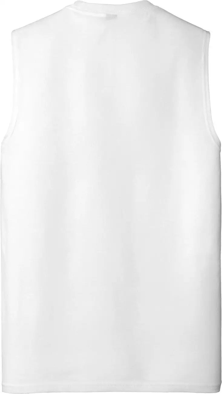 District Dt6300 V.i.t Muscle Tank - White - Adult Xs