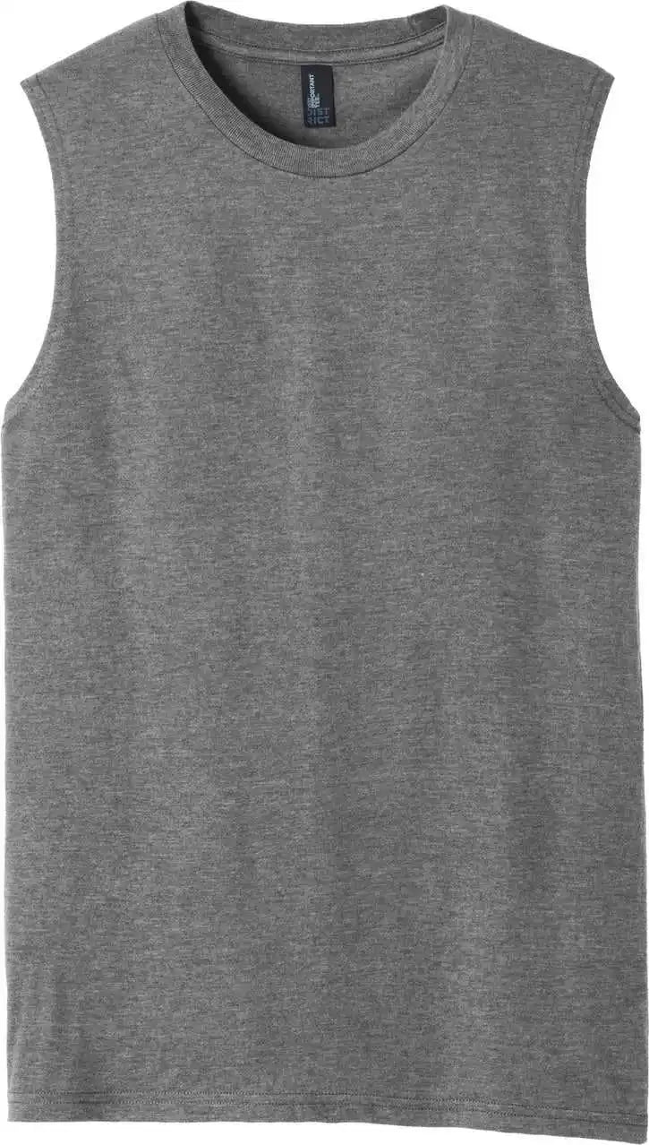 District Dt6300 Vit Muscle Tank - Grey Frost