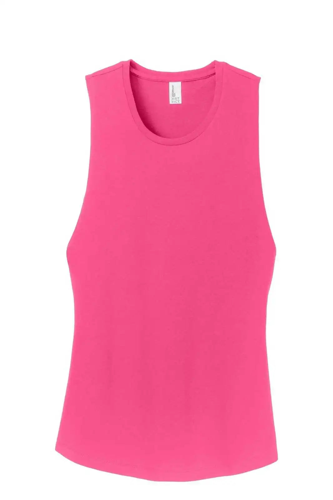 District Dt6301 Women’s Fitted V.i.t. Festival Tank - Dark Fuchsia