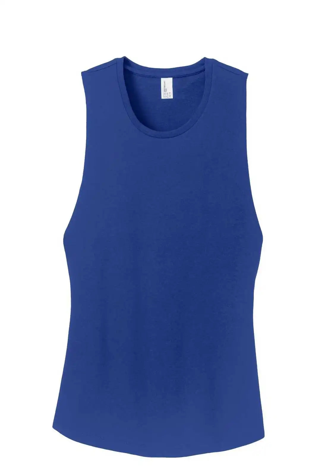 District Dt6301 Women’s Fitted V.i.t. Festival Tank - Deep Royal