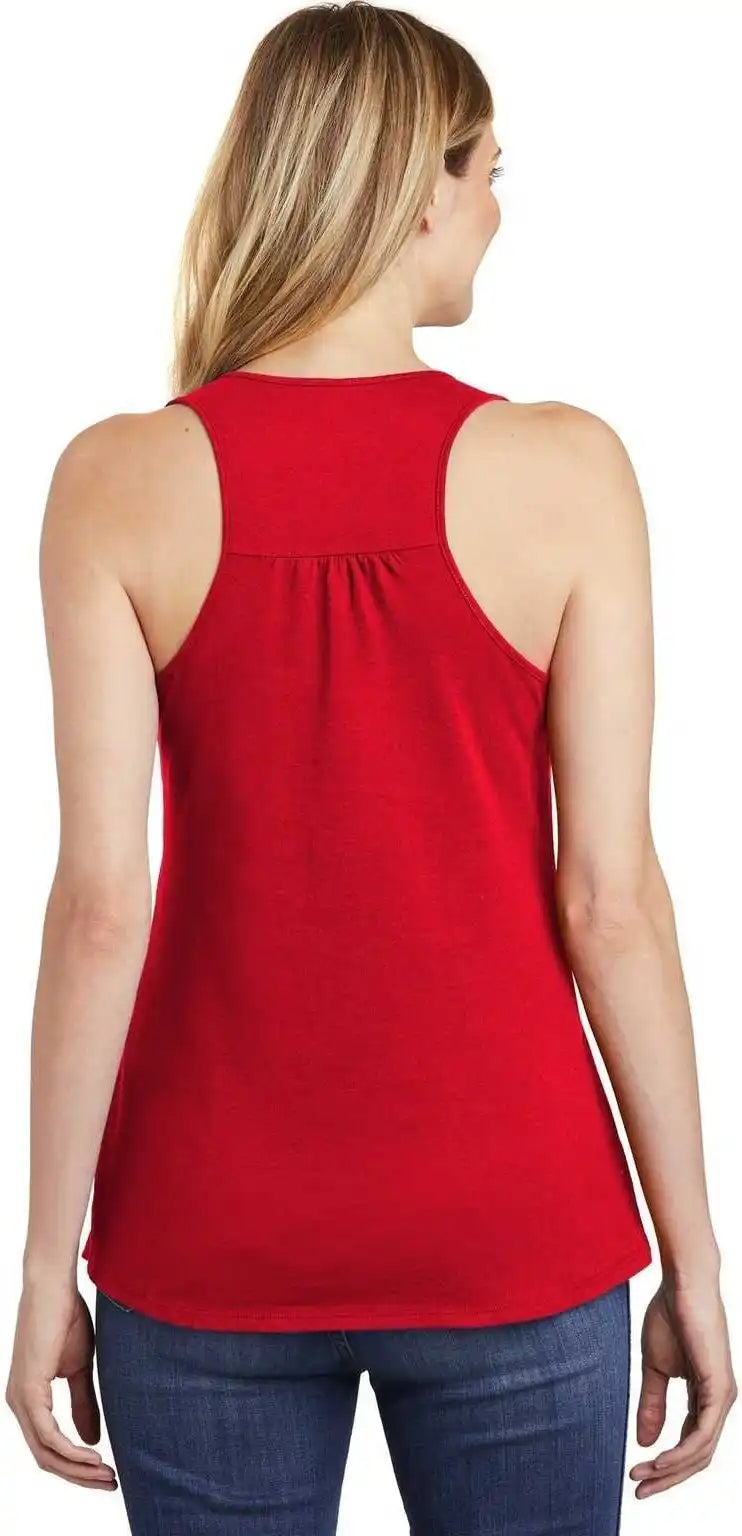 District Dt6302 Women’s V.i.t. Gathered Back Tank Classic Red