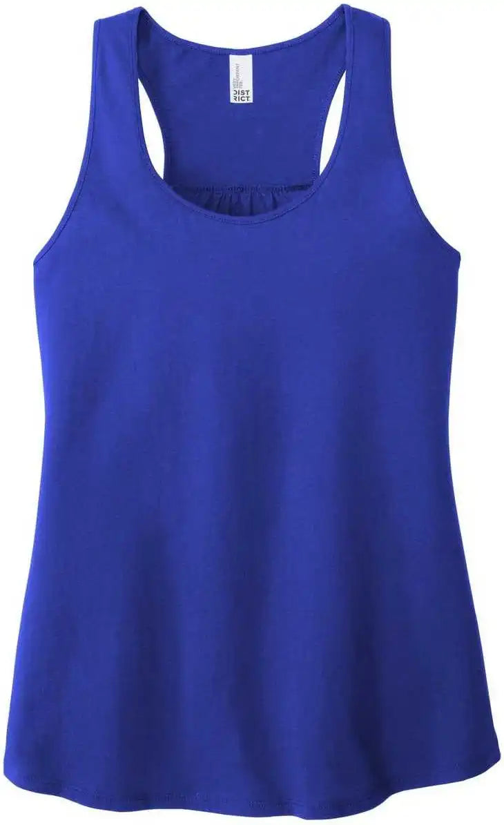 District Dt6302 Women’s V.i.t. Gathered Back Tank - Deep Royal
