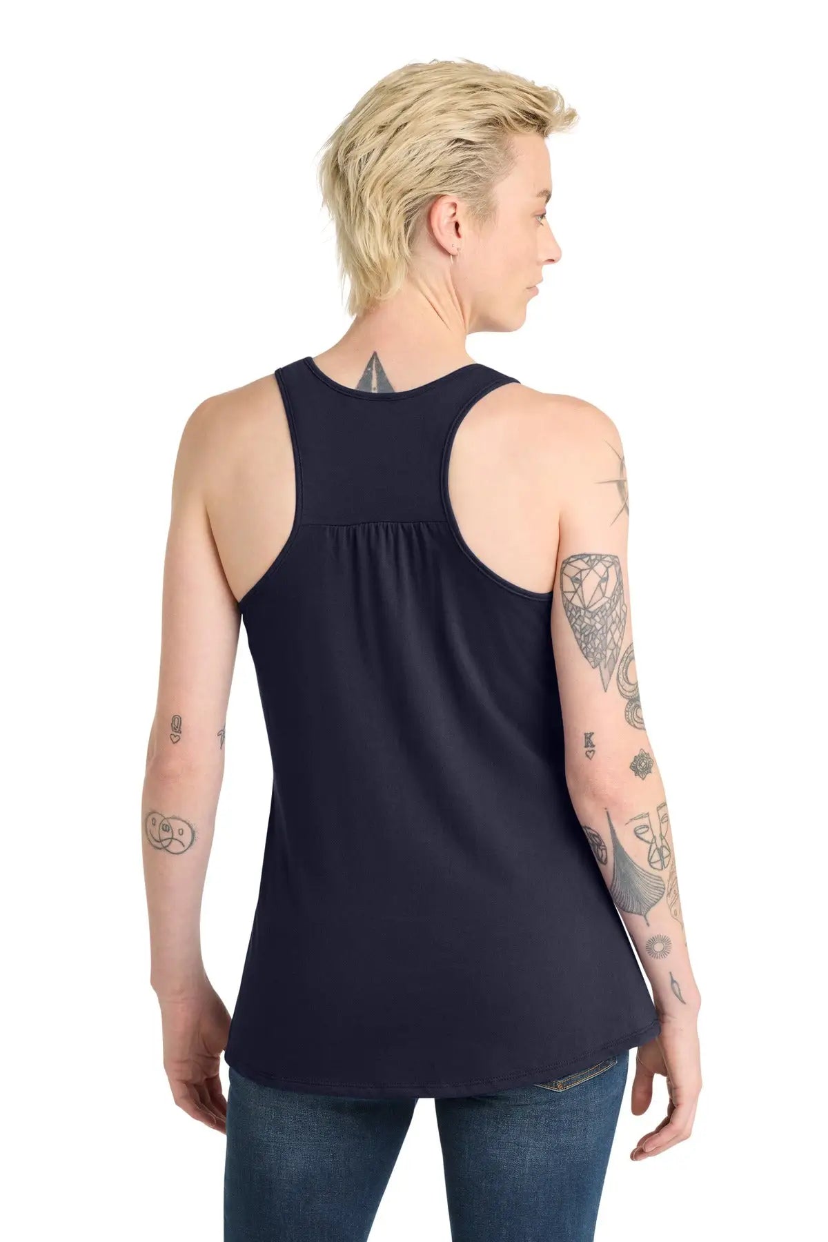 District Dt6302 Women’s V.i.t. Racerback Tank - New Navy