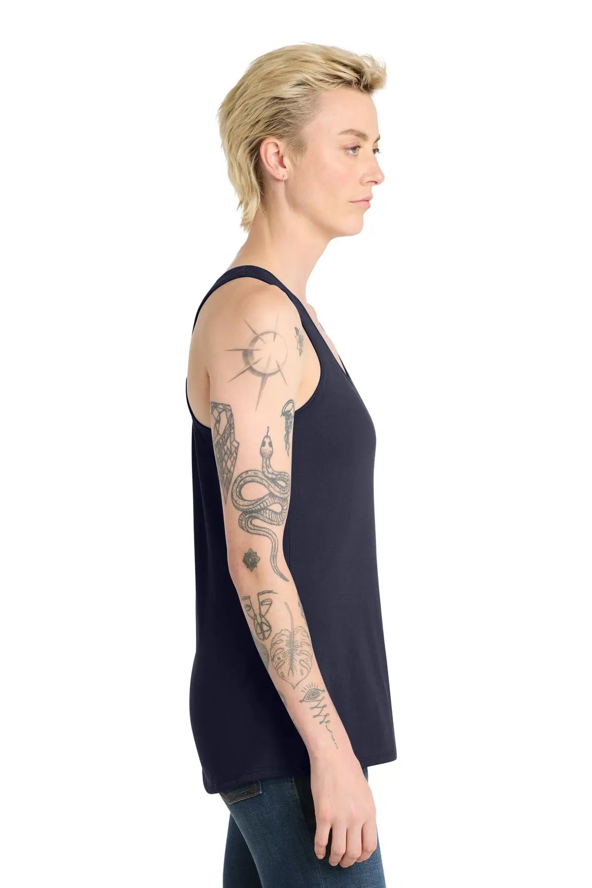 District Dt6302 Women’s V.i.t. Racerback Tank - New Navy