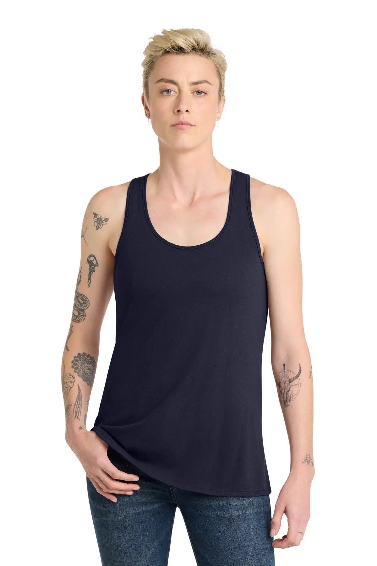 District Dt6302 Women’s V.i.t. Racerback Tank - New Navy