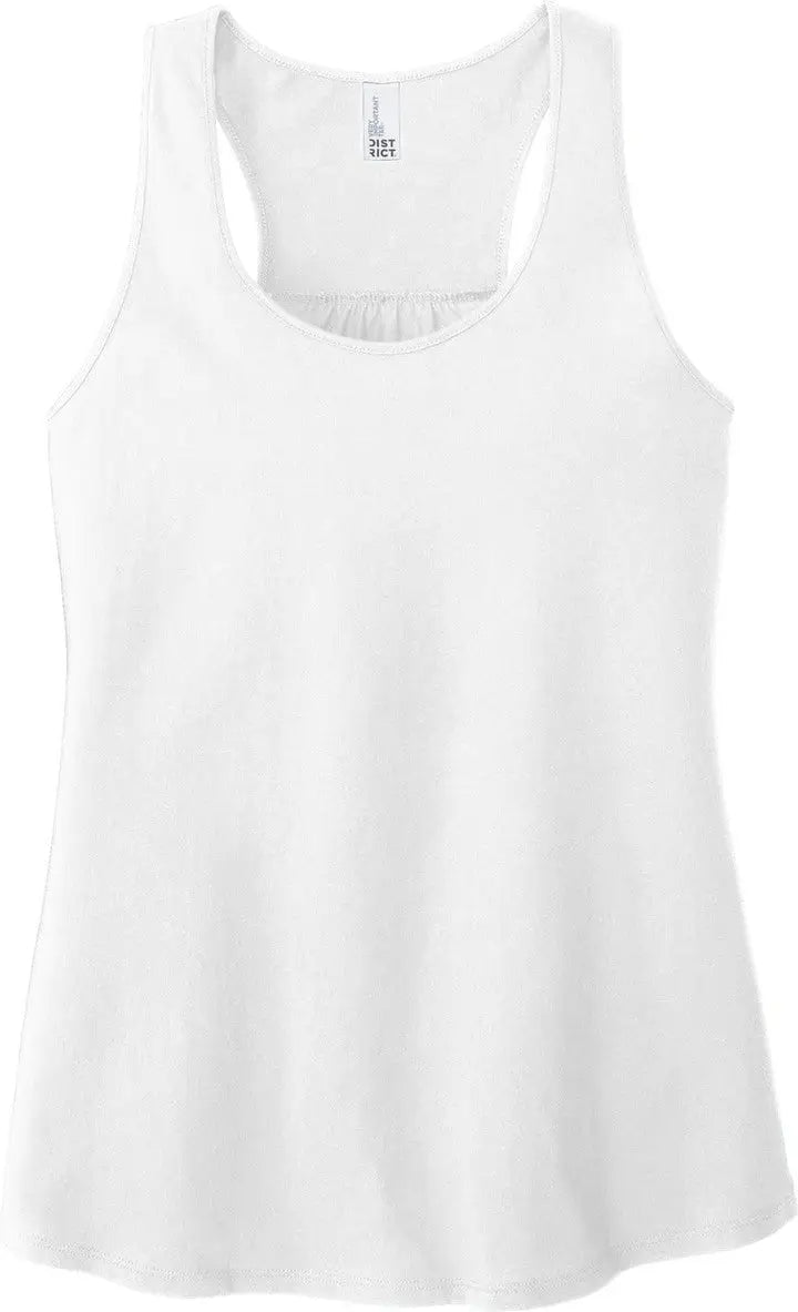District Dt6302 Women’s V.i.t. Racerback Tank - White