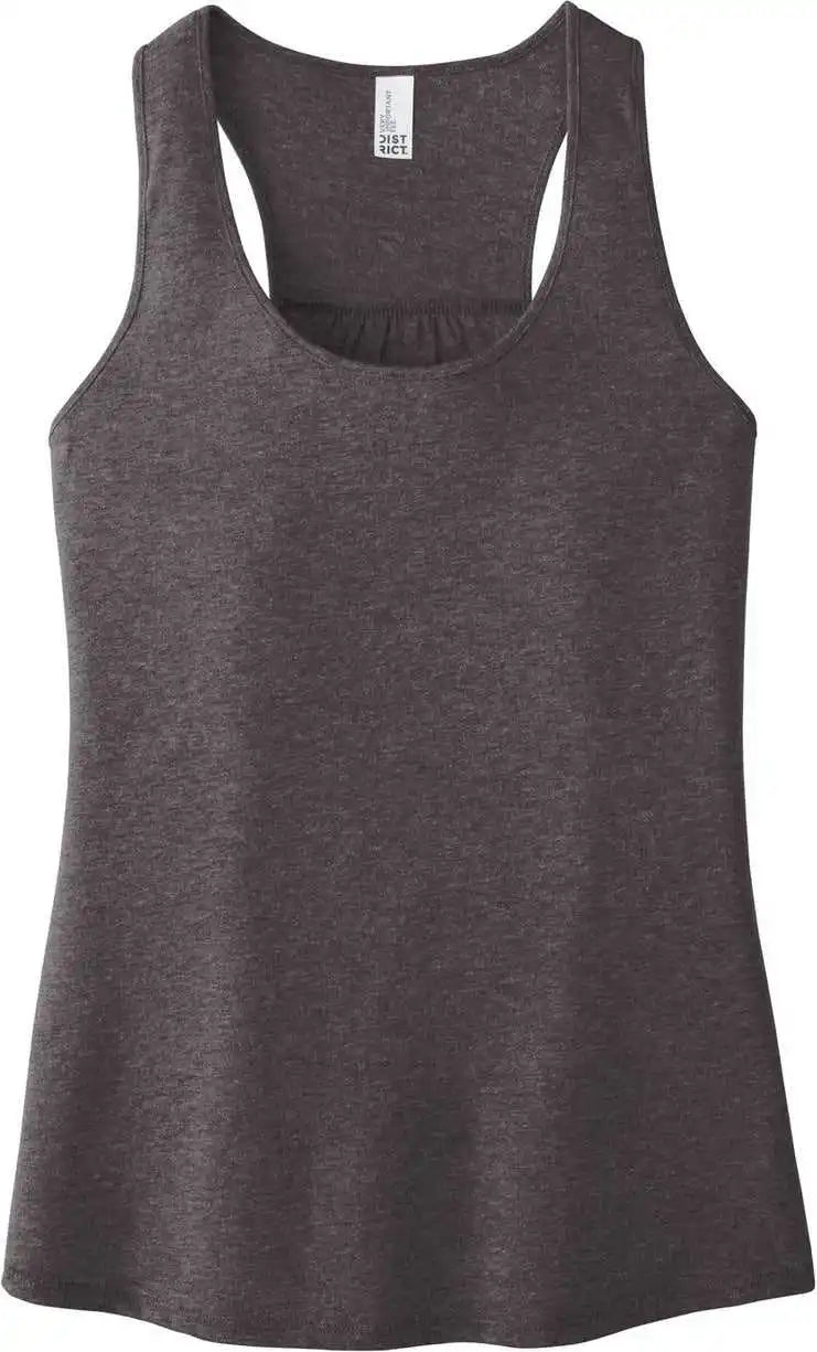 District Dt6302 Women’s Vit Racerback Tank - Heathered Charcoal