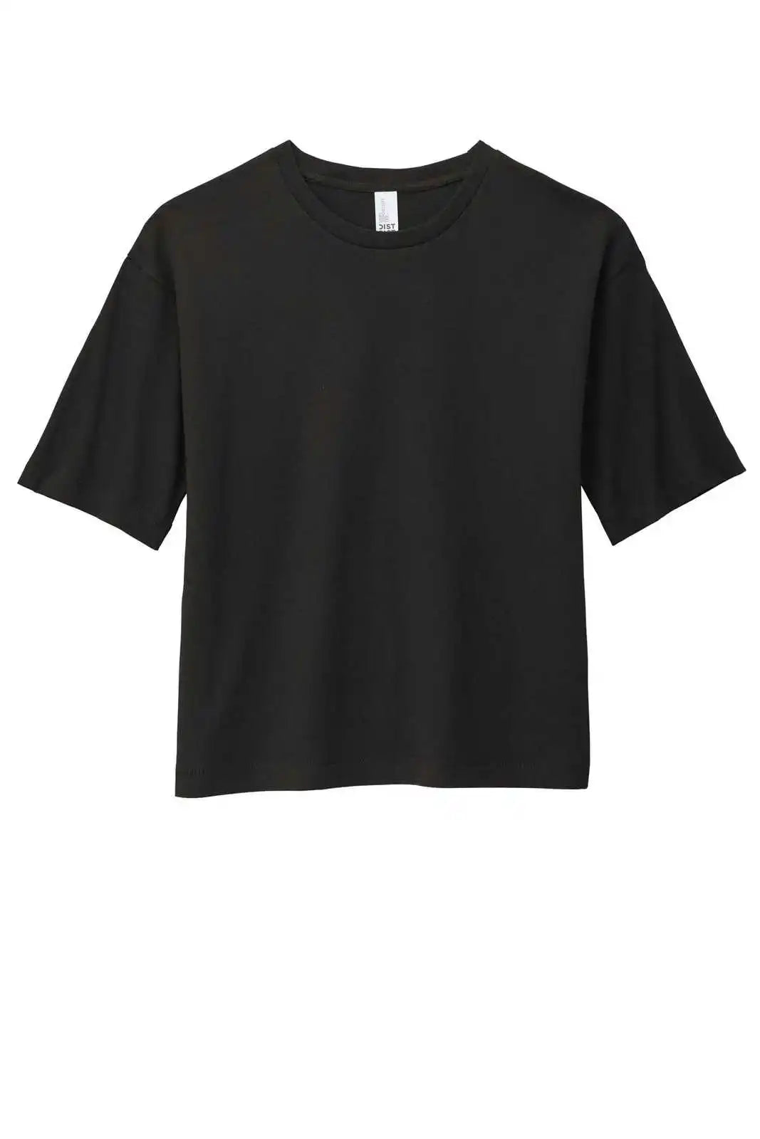 District Dt6402 Women’s V.i.t. Boxy Tee - Black