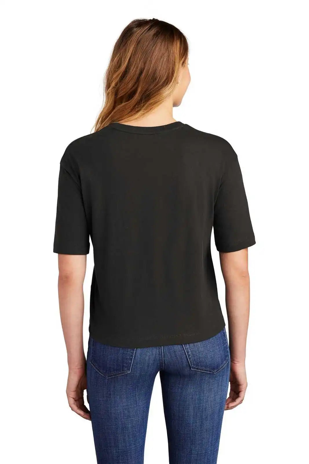 District Dt6402 Women’s V.i.t. Boxy Tee - Black