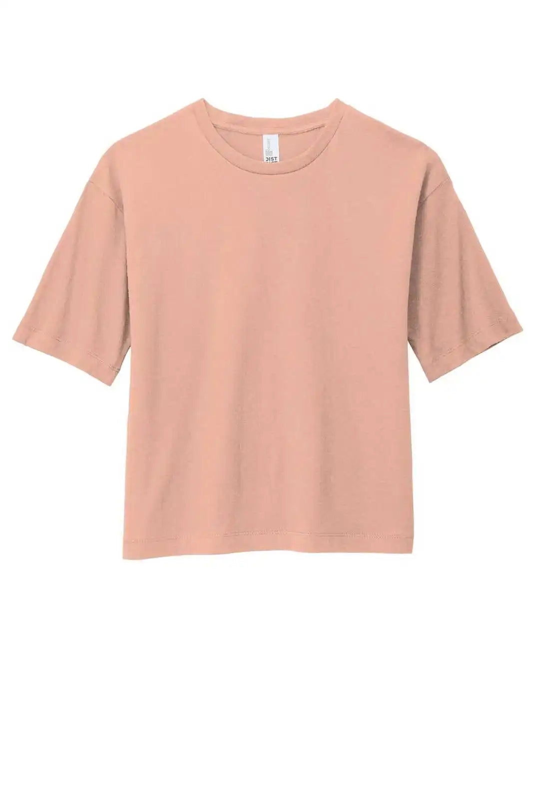 District Dt6402 Women’s V.i.t. Boxy Tee - Dusty Peach