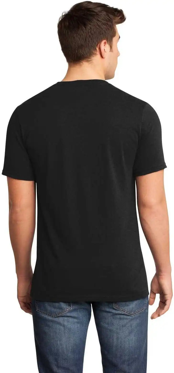 District Dt6500 Very Important Tee V-neck - Black