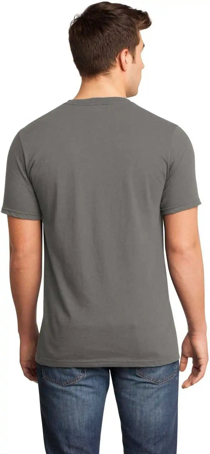 District Dt6500 Very Important Tee v Neck Gray
