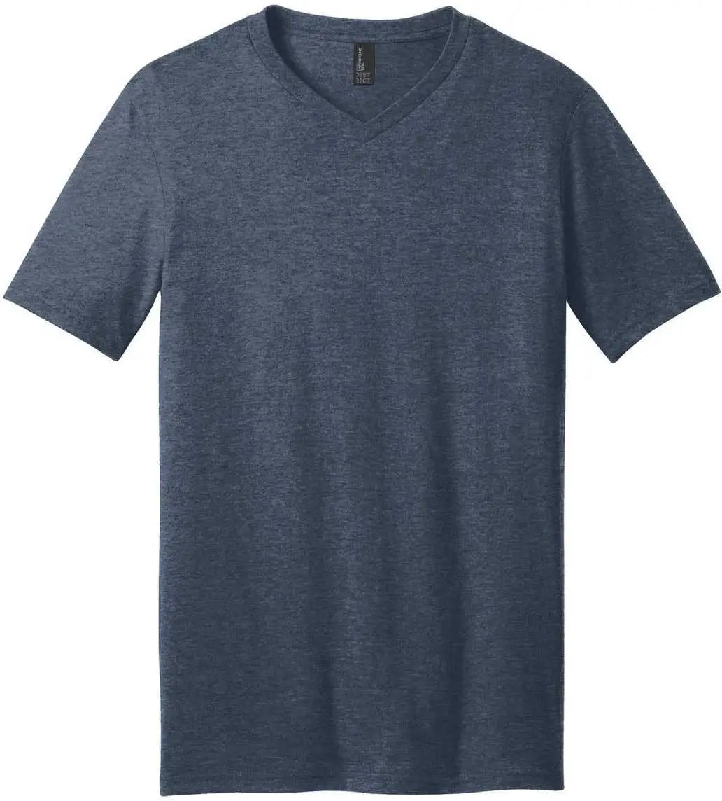 District Dt6500 Very Important Tee V-neck - Heathered Navy