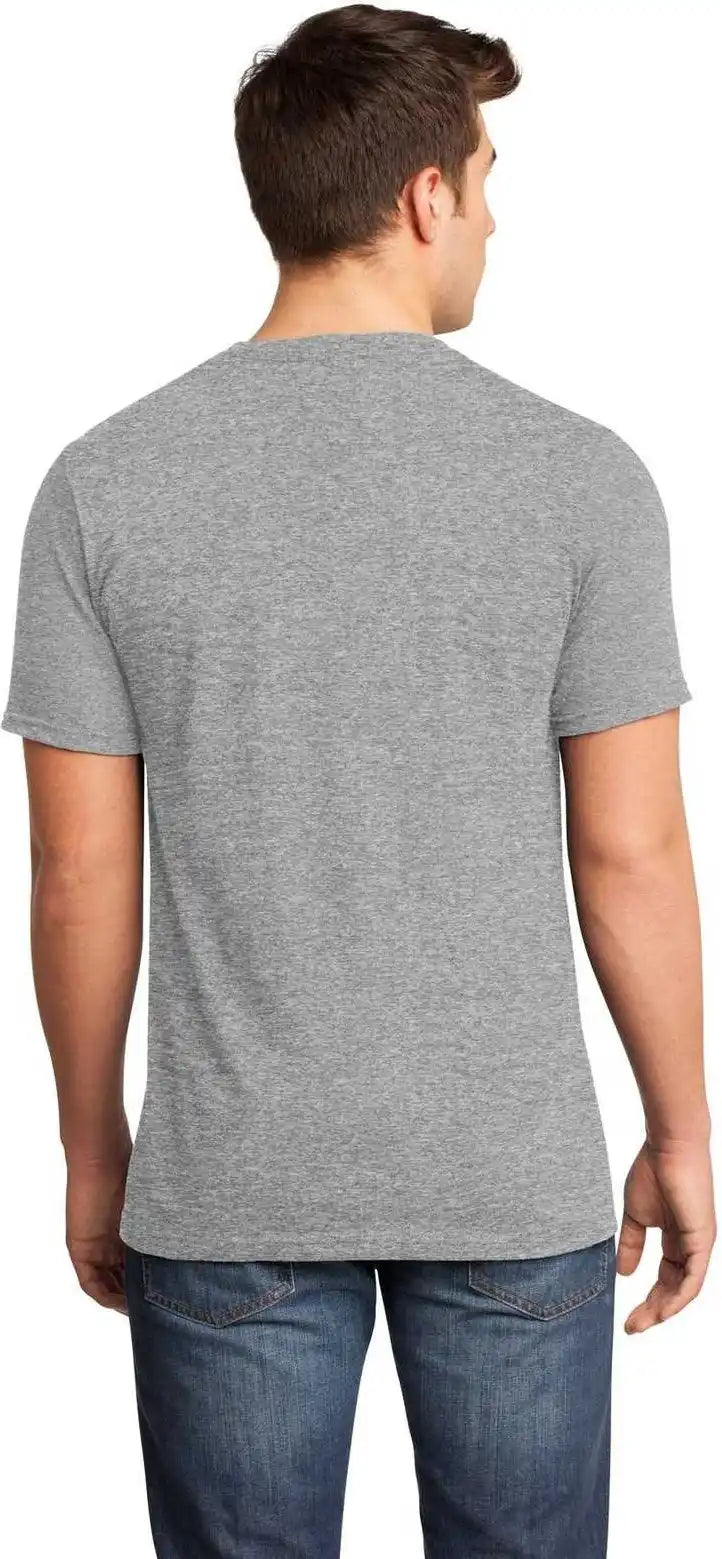 District Dt6500 Very Important Tee V-neck - Light Heather Gray